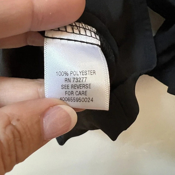 NWT Candie’s Black Cut-Out Long Sleeve Top Women’s Large Lightweight Minimalist - Picture 7 of 9